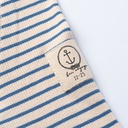 RIBBED STRIPED HENLEY SET WITH PATCH WIDGET