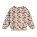 Printed Quilted Sweatshirt