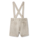 LINEN SUSPENDER SHORTS