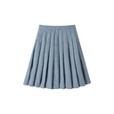 HOUNDSTOOTH PLEATED SKIRT