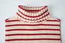 STRIPED TURTLENECK COLLAR