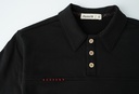 SEAMED POLO SWEATSHIRT