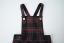 PLAID PLEATED PINAFORE