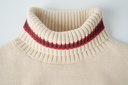 TURTLENECK SWEATER WITH CONTRAST EDGING