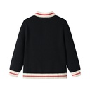 KNIT SWEATER WITH CONTRAST COLLAR