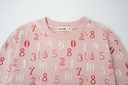 NUMERICAL PRINT NIGHTGOWN