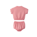 CAP SLEEVE BLOOMER SET WITH FLOWERS