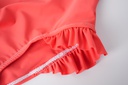 CENTER HEART BATHING SUIT WITH RUFFLE