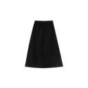Midi Skirt With Buckle Belt