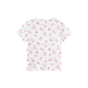 Short Sleeve Cherry Printed T-Shirt