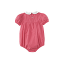 Embroidered Collar Romper