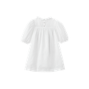 Ruffle Collar Pintuck Dress