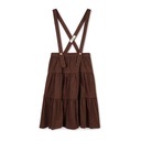 Thin Wale Corduroy Suspender Skirt