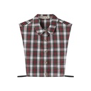 PLAID BIB COLLAR