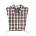 PLAID BIB COLLAR