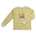 STRIPED NAUTICAL PRINT SWEATSHIRT