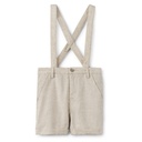 LINEN SUSPENDER SHORTS