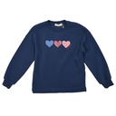 SWEATSHIRT WITH HEARTS