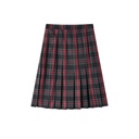 PLAID PLEATED SKIRT