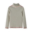 STRIPED TURTLENECK