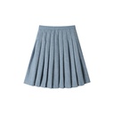 HOUNDSTOOTH PLEATED SKIRT