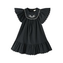 FLUTTER SLEEVE TAFFETA JUMPER