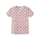 CHERRY PRINT SHORT SLEEVE T-SHIRT