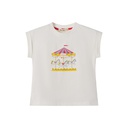 CAROUSEL PRINT SHORT SLEEVE SWEAT