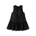 TAFFETA JUMPER WITH SHOULDER TIE