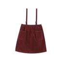 THIN STRAPPED CORDUROY JUMPER