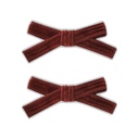 SMALL CORDUROY HAIRBOWS