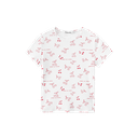 Short Sleeve Cherry Printed T-Shirt
