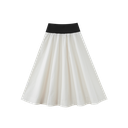 Circle Skirt With Contrast Waist