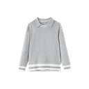 Polo With Striped Edging