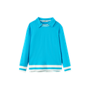 Polo With Striped Edging