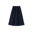 Midi Skirt With Rubber Waist