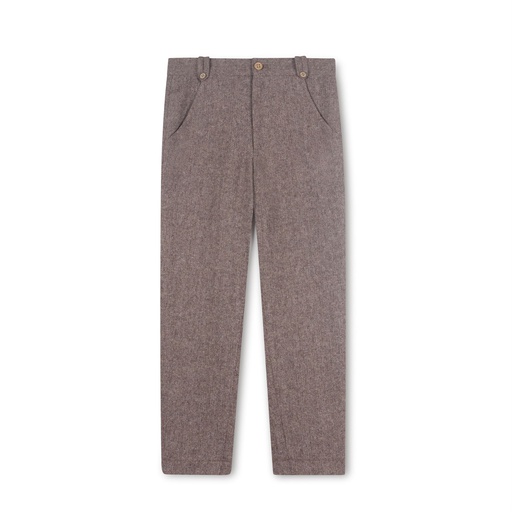 [F24-MPB201-WN] Herringbone Dress Pants