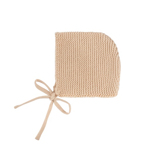 [F24-WAH201-CR] Baby Knit Bonnet