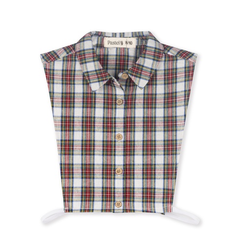 PLAID BIB COLLAR