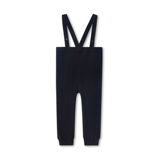 [BS-WMIU55-BK] RIBBED SUSPENDER LEGGINGS