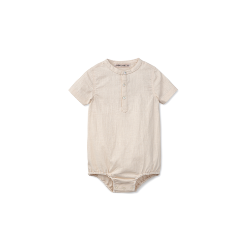 [BS-MTIB51] Short Sleeve Dress Shirt Onesie