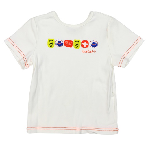 [S24-WNTB305A-WH] SHORT SLEEVE TSHIRT WITH PRINT