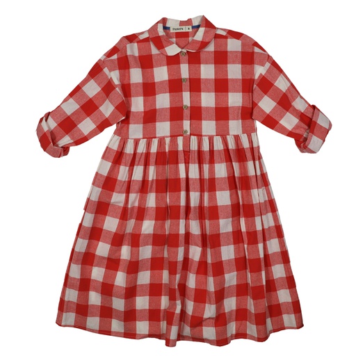 PLAID SHIRTDRESS