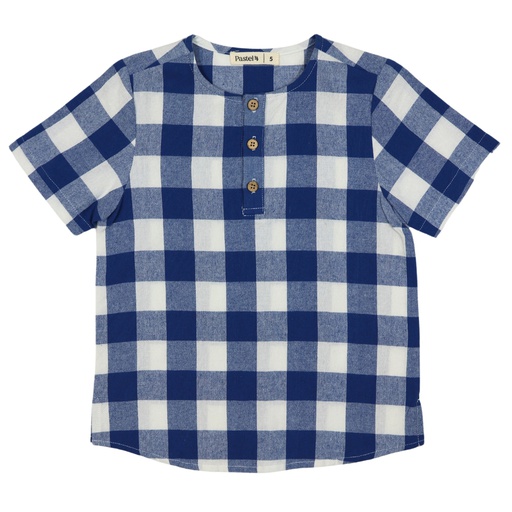 [S24-WTB302-BP] PLAID SHORT SLEEVE SHIRTp