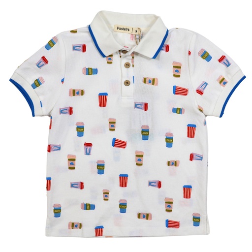 [S24-WNTB311B-WM] SHORT SLEEVE PRINTED POLO