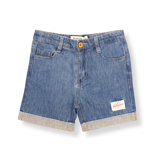 [BS-WPB302C-DM] CUFFED SHORT PANTS