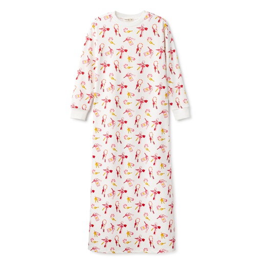 KEY PRINT NIGHTGOWN