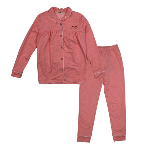 [S24-LPG304-LP] BUTTON FRONT PAJAMA