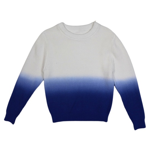 [S24-WNTU313-BL] DIP DYE SWEATER