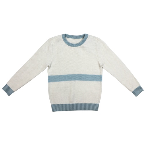 LONG SLEEVE SWEATER WITH STRIPE